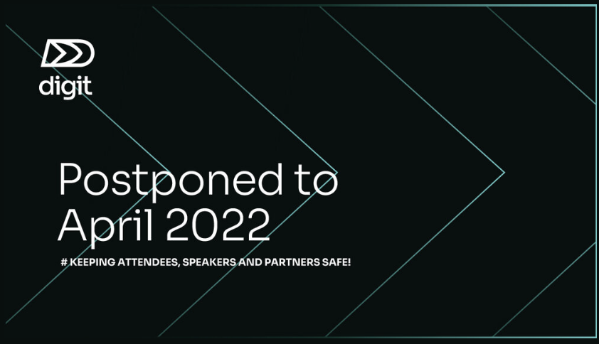 Digit Conf postponed to April 2022 – digit.dev